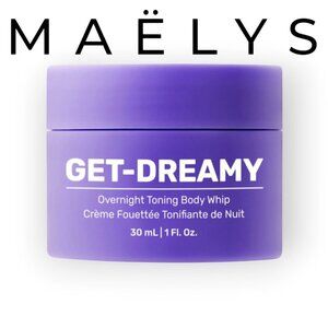 MAËLYS Get Dreamy Overnight Toning Body Whip Firming Cream 30 mL NWT